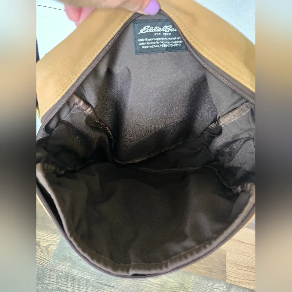 Eddie Bauer Canvas Adventurer Field Messenger School Travel Bag